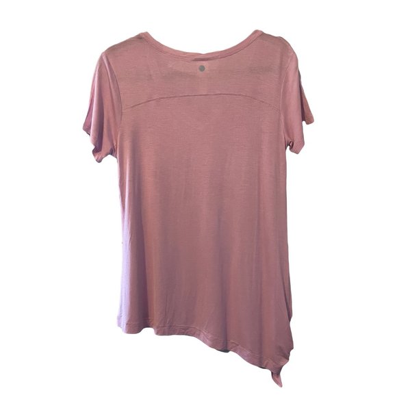 YOGALICIOUS Soft & Airy Short Sleeve V-neck Neck - Picture 2 of 4